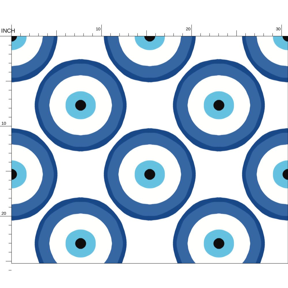 Evil Eye Fabric Printing