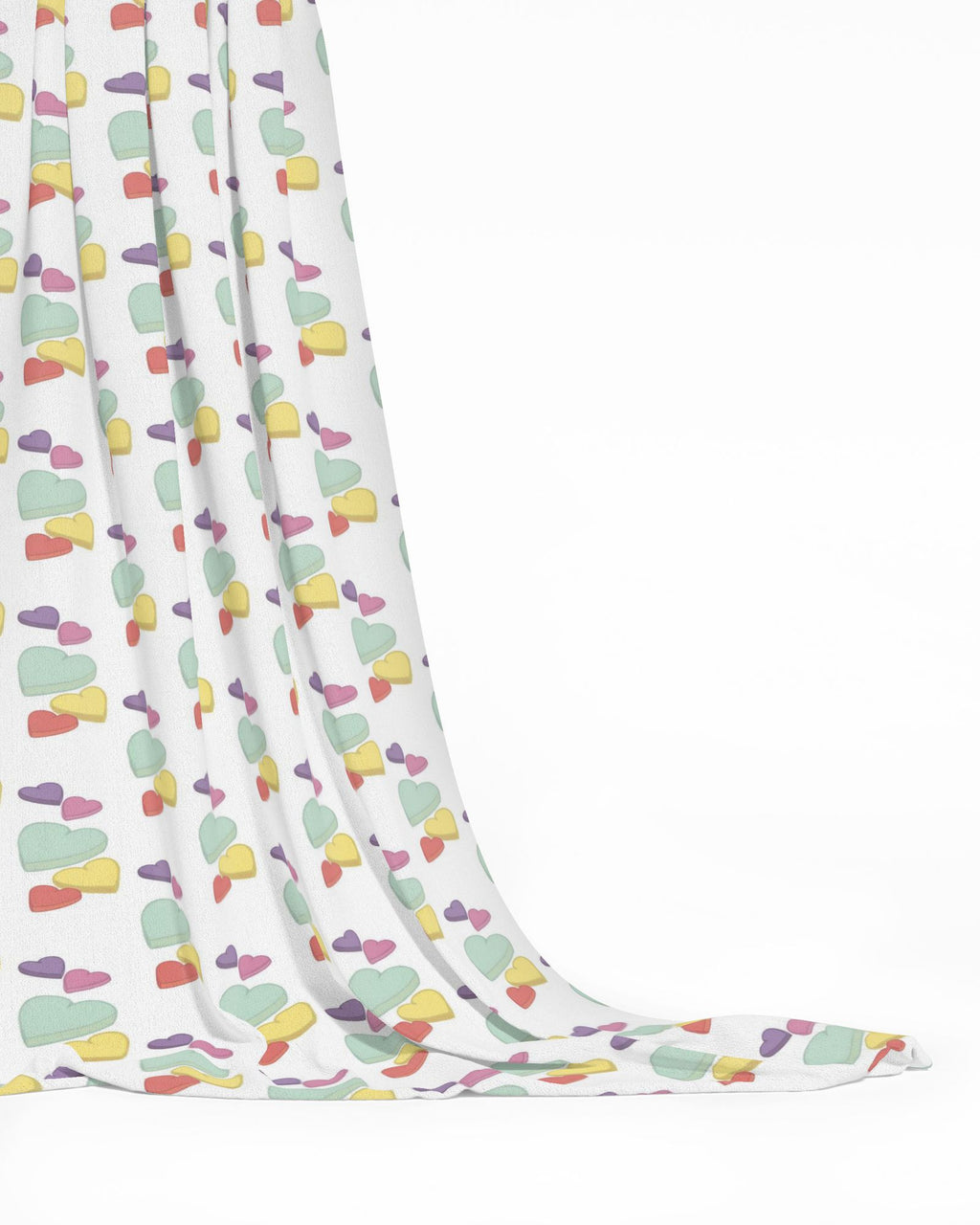 Candy Hearts Fabric Printing