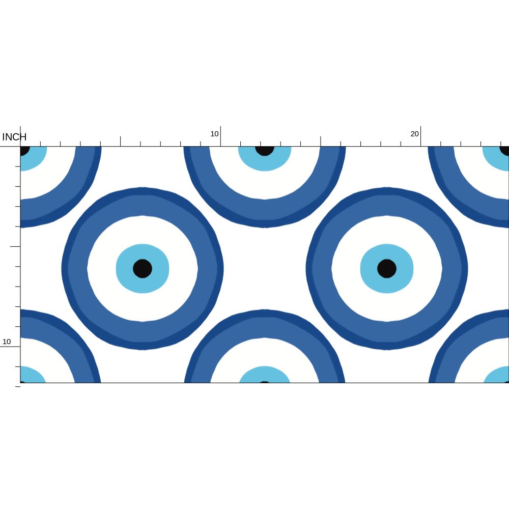 Evil Eye Repeat Pattern Wallpaper