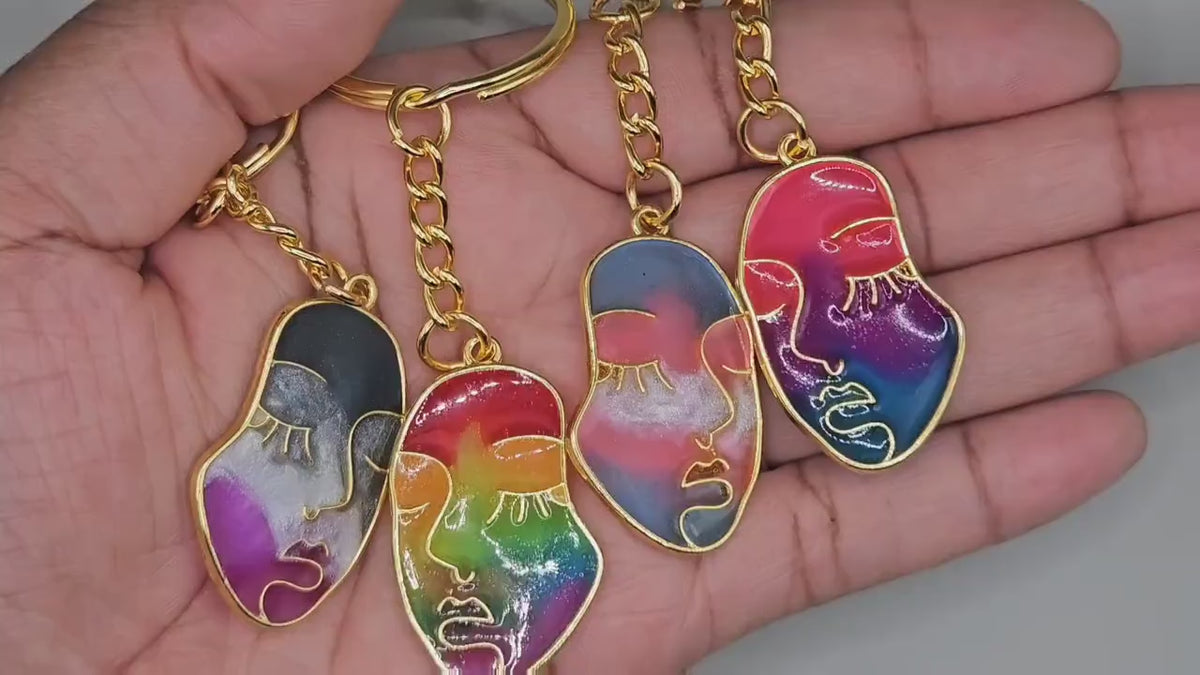 Glow in the Dark Pride Keychains
